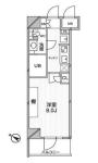 エルスタンザ文京千駄木 302 間取り図