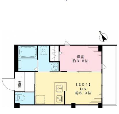 ラシーネ西片間取り図