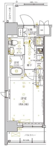 クレイシア王子間取り図