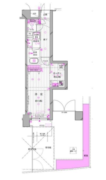 ランドステージ白山間取り図