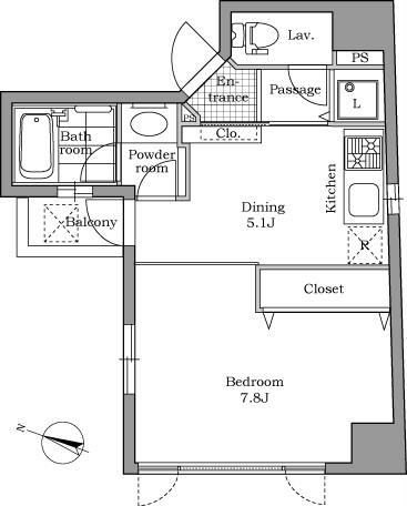 レジディア文京千石間取り図