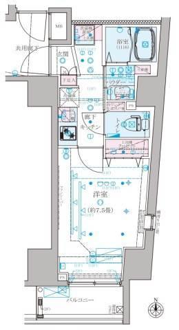 クレイシア練馬駅前間取り図