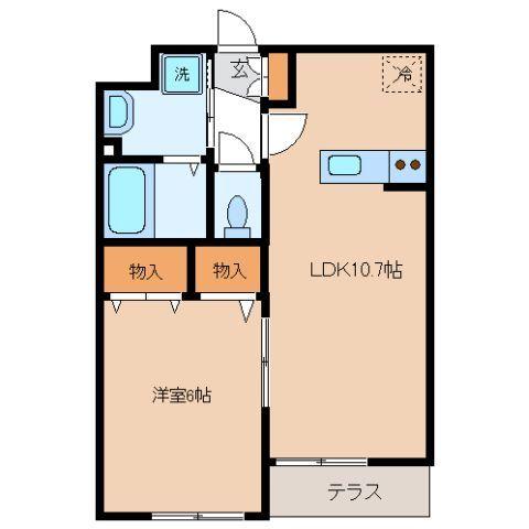 ツインテラス春日II間取り図