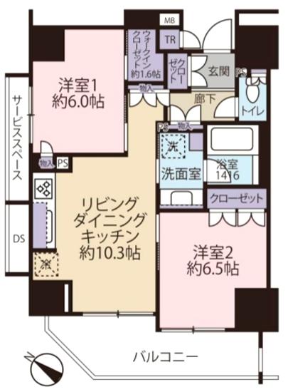 BELISTA文京白山間取り図