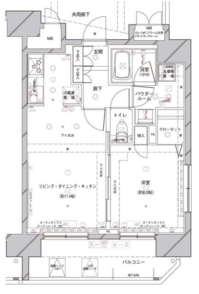 ステージグランデ文京白山間取り図