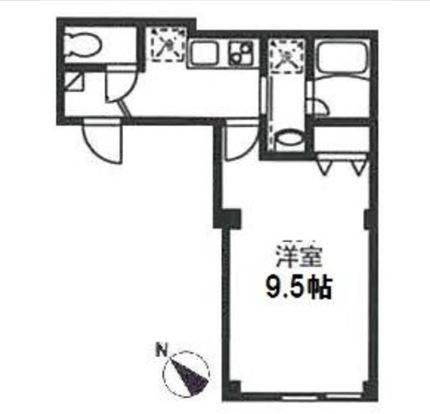 本駒込ウエスト間取り図