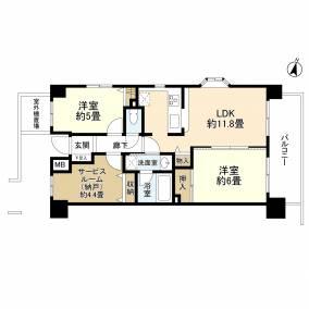 リブモール小石川間取り図