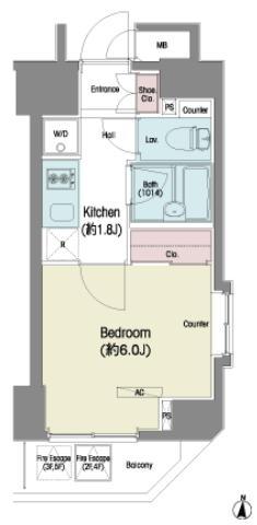 文京春日プラッツ間取り図