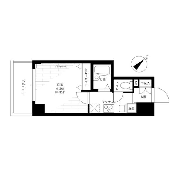 ステージファースト白山間取り図