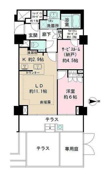 ザ・パークハウス湯島龍岡町間取り図
