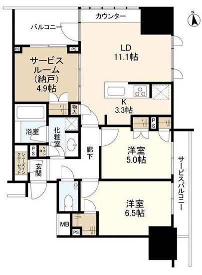 ディアナコート文京本郷台間取り図