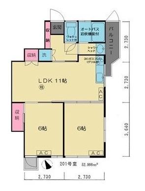 グリーンヒル間取り図