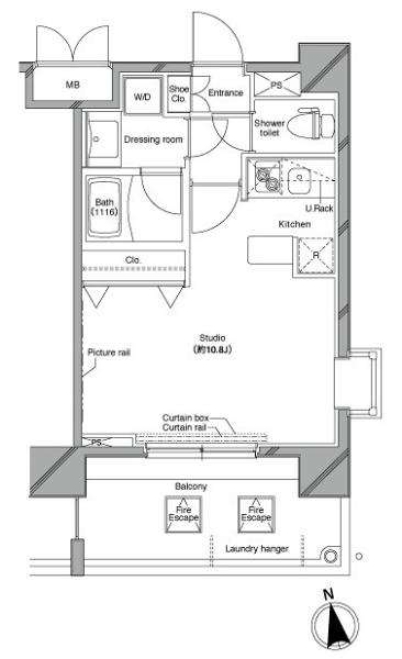 コンシェリア・デュー後楽園間取り図