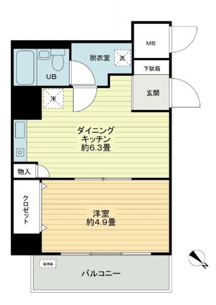 ライオンズマンション文京根津間取り図