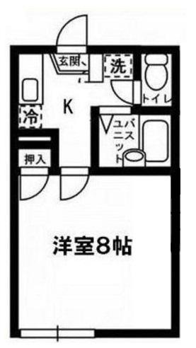 リヴェール本郷 202号室 間取り図