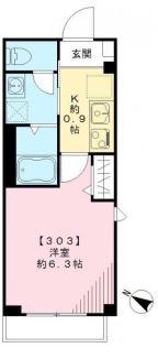 フォルトゥーナ千駄木間取り図