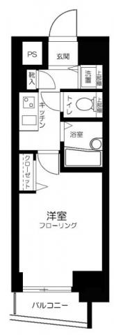 スカイコート後楽園WEST間取り図