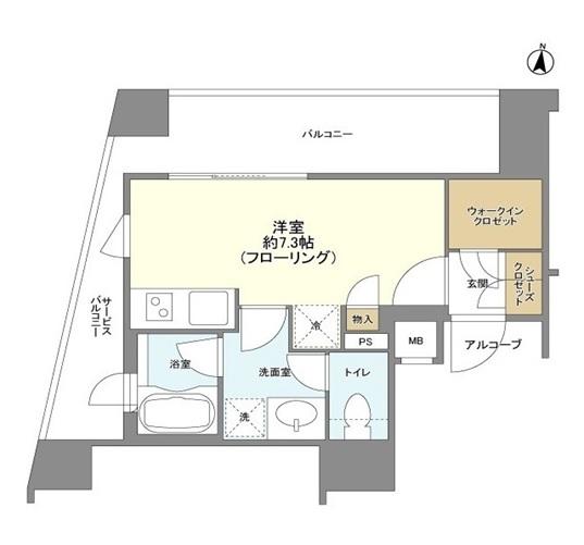 クオリア御茶ノ水パークフロント間取り図