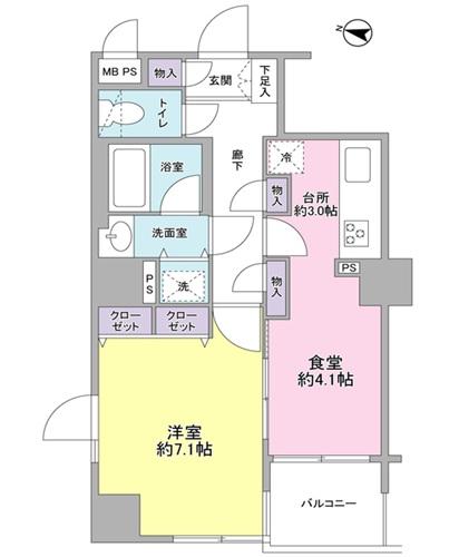 東急ドエル・アルス根津間取り図