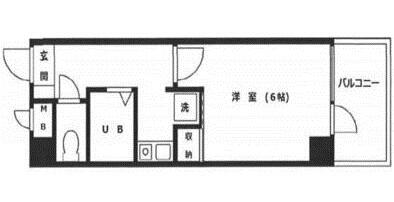 アスパ小石川 304号室 間取り図