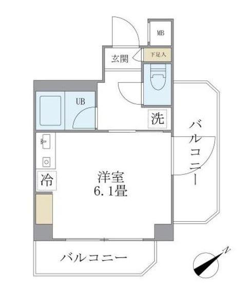 ラ・フラッツ間取り図