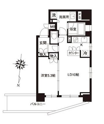 レジディア御茶ノ水間取り図