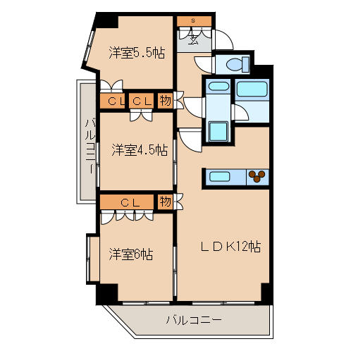 レジディア文京音羽間取り図