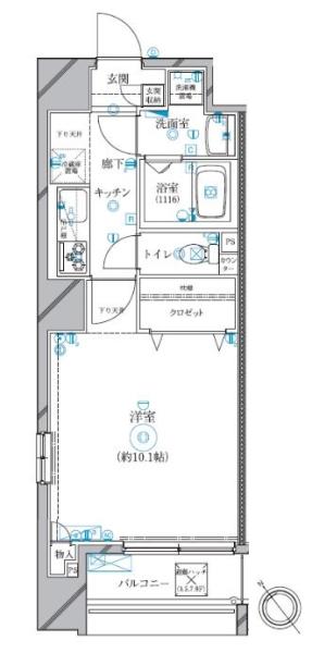 リクレイシア東池袋間取り図