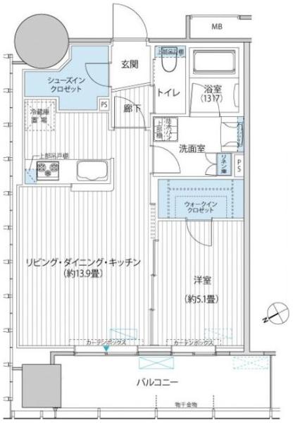 桜ヒルズ九段北間取り図