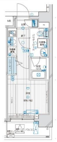 メインステージ白山II間取り図