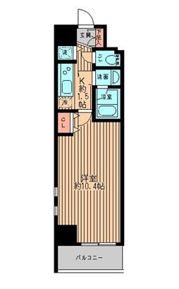レガーロ御茶ノ水Ⅰ間取り図