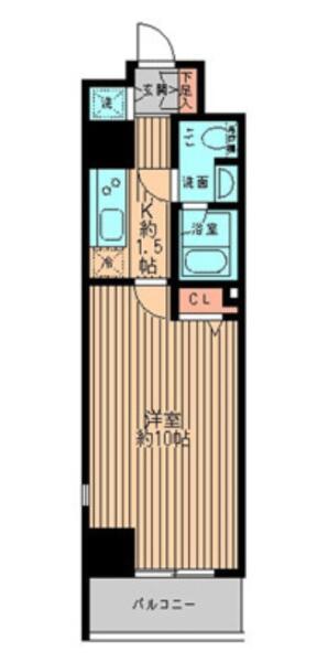 レガーロ御茶ノ水Ⅰ 307号室 間取り図