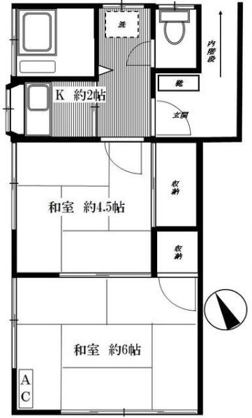 伊東アパート間取り図