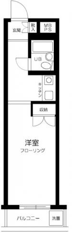 日神パレス新大塚間取り図