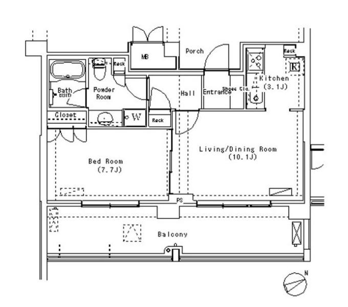 マチュリティ小石川間取り図