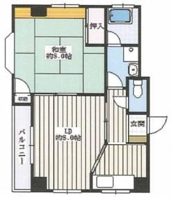 ハイネスイイダ間取り図