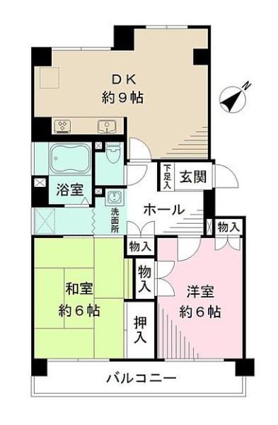 ラポール白山間取り図