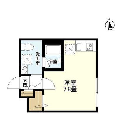 ウェルスクエアイズム文京小日向 202号室 間取り図