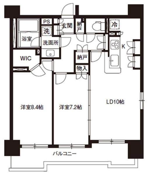 レジディア御茶ノ水間取り図