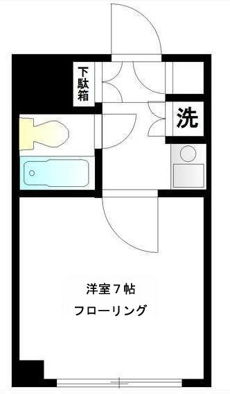 ライオンズマンション六本木第３間取り図