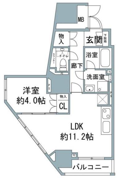 ベルドゥムール文京小石川間取り図