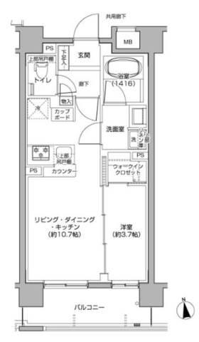 グランスイート文京小桜間取り図