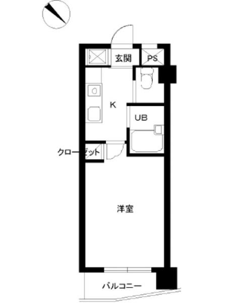 スカイコート文京白山間取り図