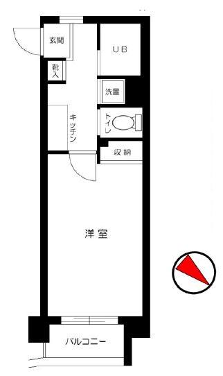 スカイコート文京小石川第3間取り図
