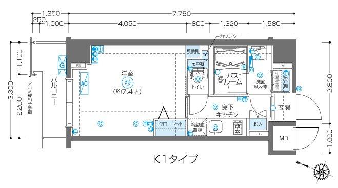フェニックス飯田橋間取り図