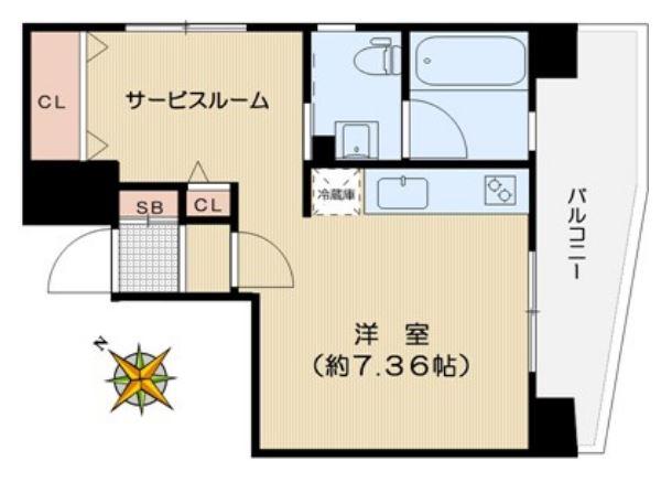 シルフィ目白台 301号室 間取り図