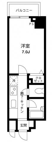 プライムアーバン飯田橋間取り図