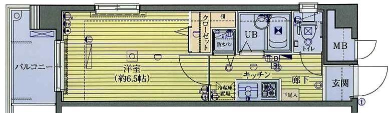 ガラ・シティ茗荷谷間取り図