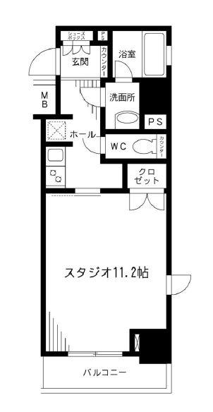 レジディア九段下間取り図