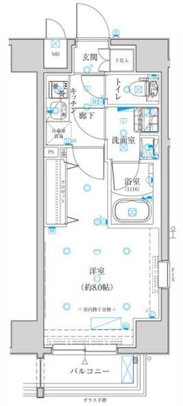 クレイシア板橋蓮沼間取り図